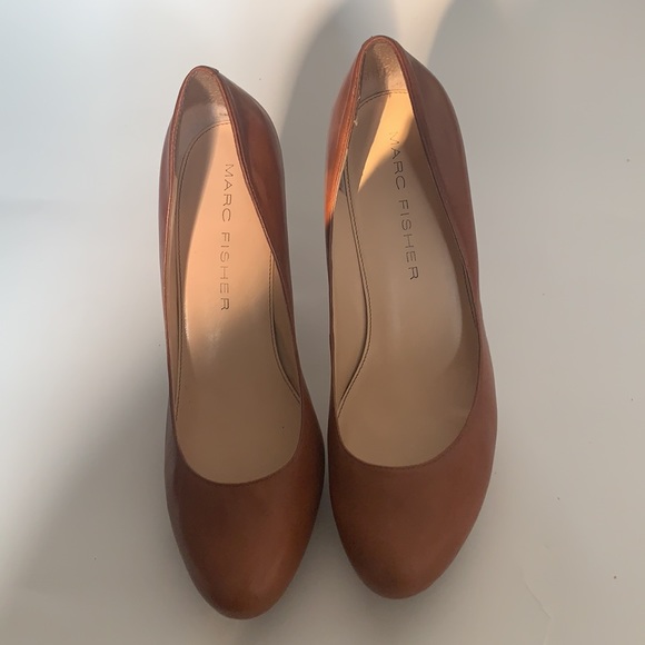 4” Brown Leather Heel - Picture 4 of 5